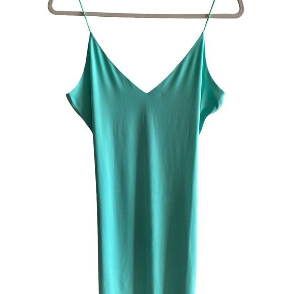 Fashion Nova ~ MINT GREEN ~ Sweet Talker Double Lined Mini dress ~ size Large - Picture 1 of 8